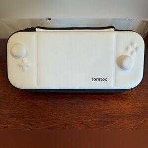 Tomtoc White Carrying Case (Fits Switch OLED & Hori Split Pad Compact)